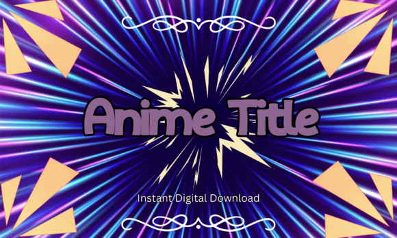 Bringing Bold Anime Energy to Branding with the Anime Title Typeface