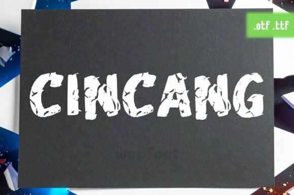 Cincang: The Edgy Display Typeface for Bold Editorial Design