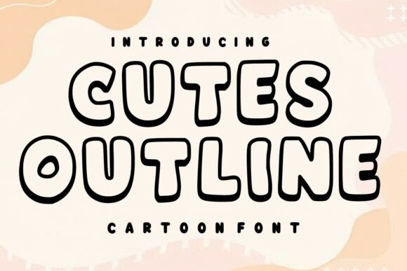 Cutes Outline: The Playful Typeface for Modern Editorial Design