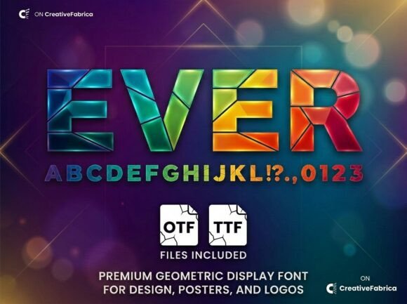 Ever: The Premium Display Typeface for High-Impact Campaigns