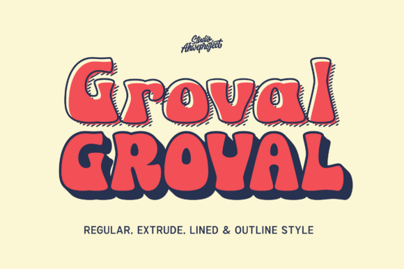 Groval: The Retro Display Typeface That Stops the Scroll