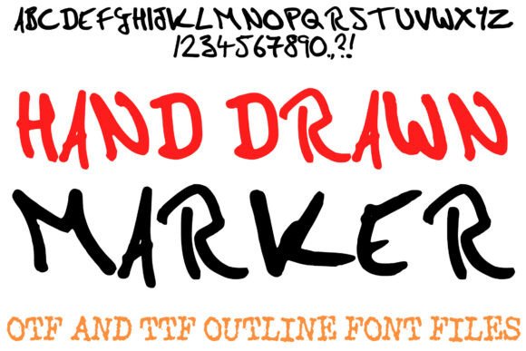 Hand Drawn Marker: The Creative Typeface for Campaigns That Stand Out