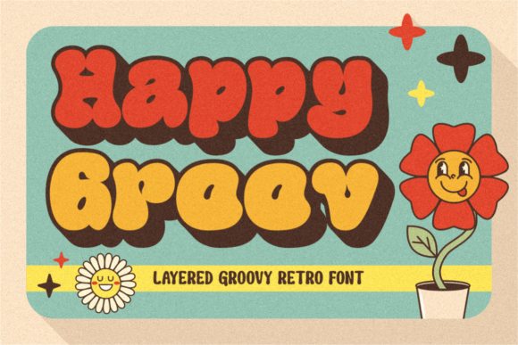 Happy Groov: The Retro Display Font That Elevates Digital Branding