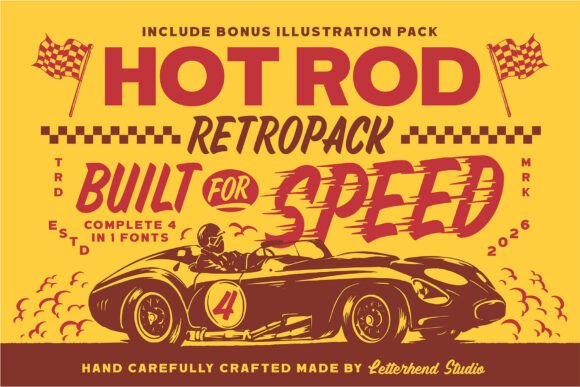 Hotrod: The Retro Display Typeface That Elevates Web Design