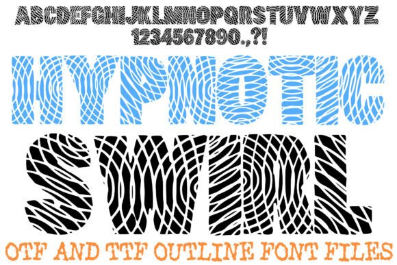 Hypnotic Swirl: The Display Typeface That Anchors Editorial Design
