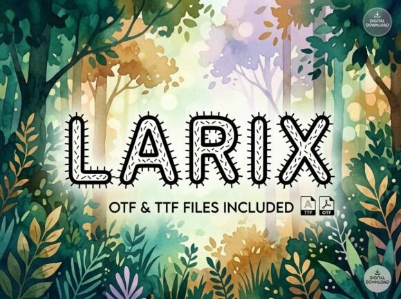 Larix: The Premium Display Font for Impactful Web Design