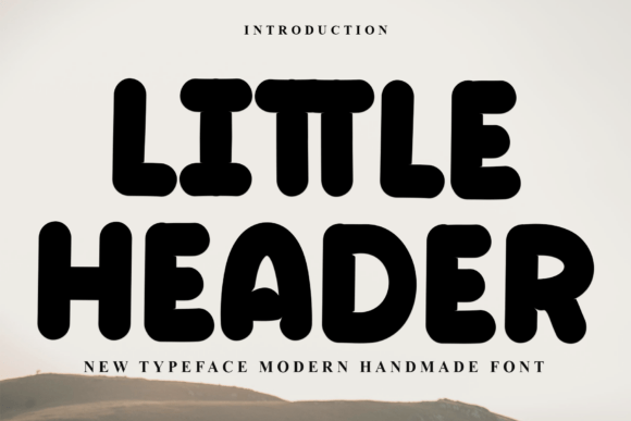 Little Header: A Warm Typeface for Editorial Design