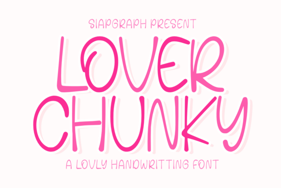 Lover Chunky: A Playful Display Typeface for Editorial Design