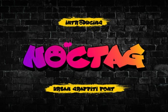 Noctag: The Urban Display Typeface for High-Impact Campaigns