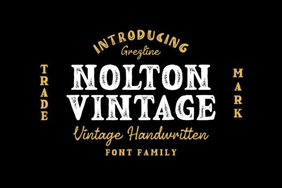 Nolton Vintage: The Premium Display Font for Authentic Brand Identity