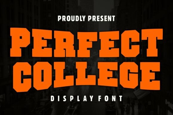 Perfect College: The Varsity Display Font for Bold Brand Identity