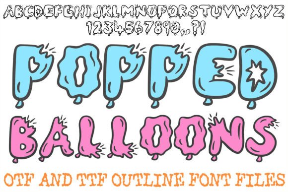 Popped Balloons: The High-Energy Display Typeface for Viral Campaigns
