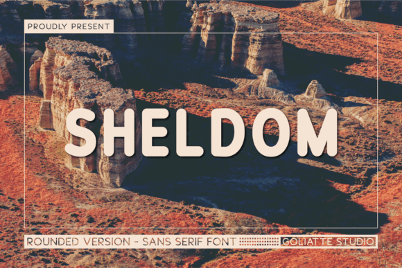 Sheldom: The Bold Display Font for Handmade Shop Labels