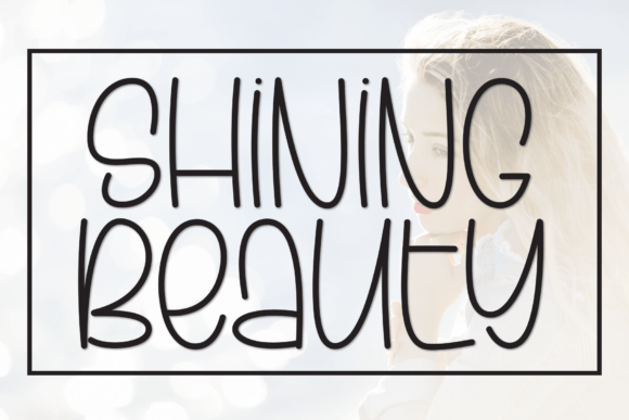 Shining Beauty: The Perfect Display Font for Elevating Your Brand Identity