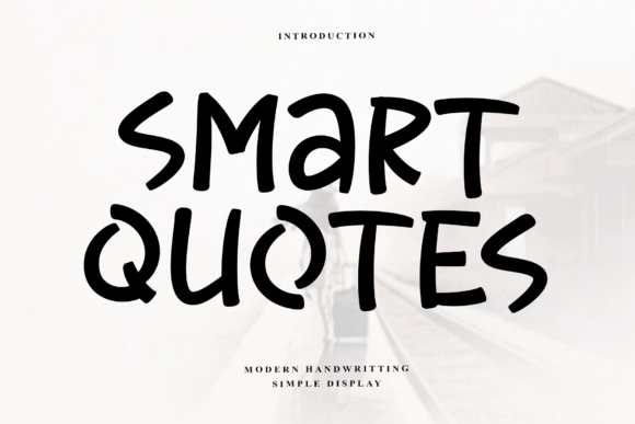 Smart Quotes: The Perfect Display Font for Handmade Shop Branding
