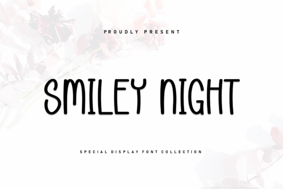 Smiley Night: A Whimsical Display Typeface for Dreamy Web Design