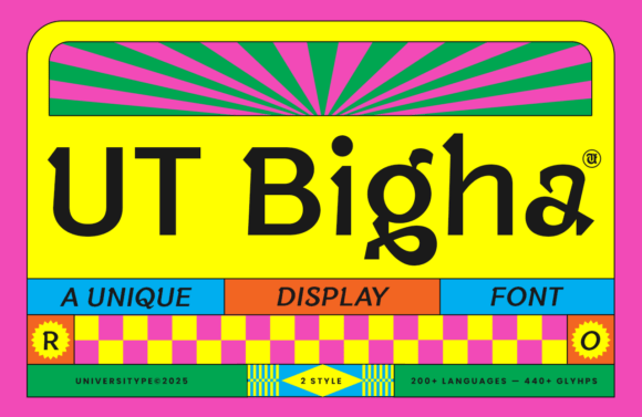 Ut Bigha: The Expressive Display Typeface for Digital Branding