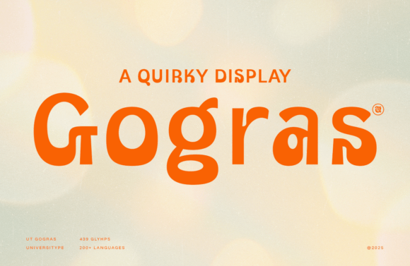 Ut Gogras: The Bold Typeface That Elevates Editorial Design