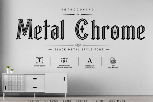 Why Metal Chrome Is the Perfect Typeface for Bold Brand Identity